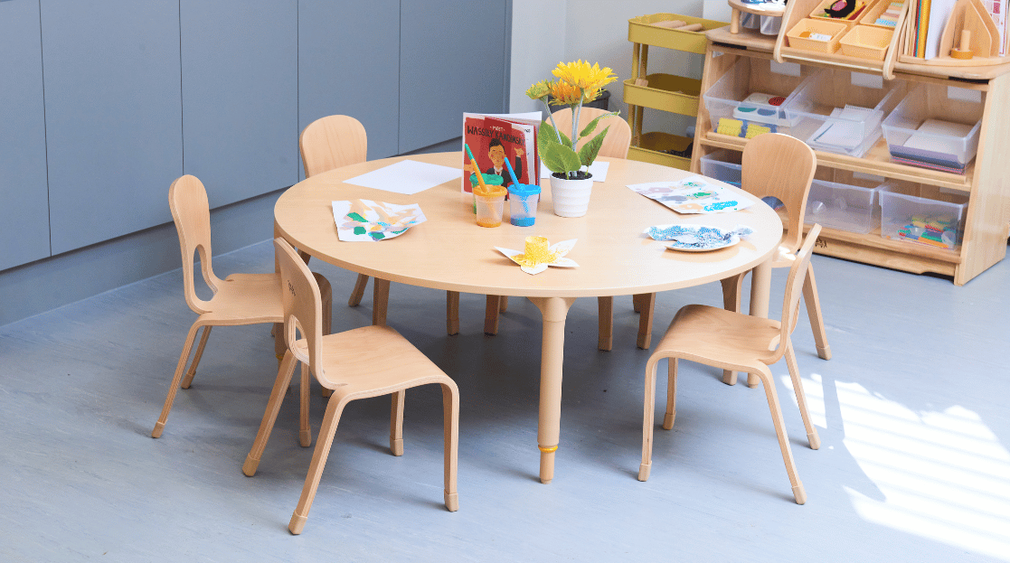 Inside learning area
