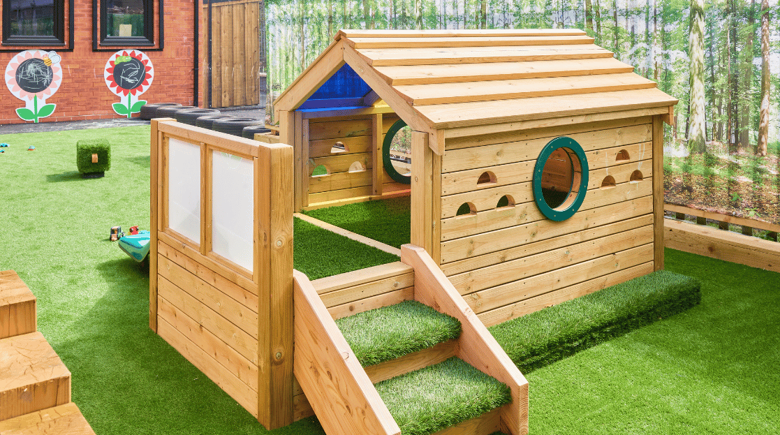 Play house with steps