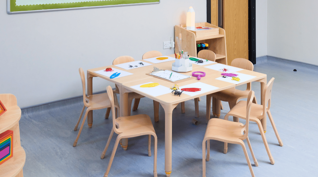 Milnrow Nursery arts area