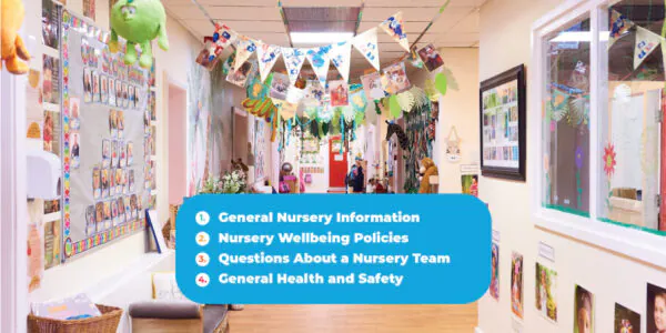 General Nursery Information Nursery Wellbeing Policies Questions About a Nursery Team General Health and Safety
