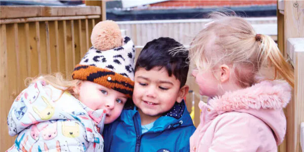 Kids Hugging